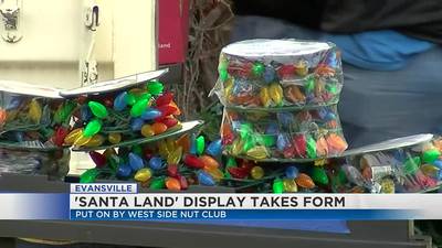West Side Nut Club getting ready for Santa Land 