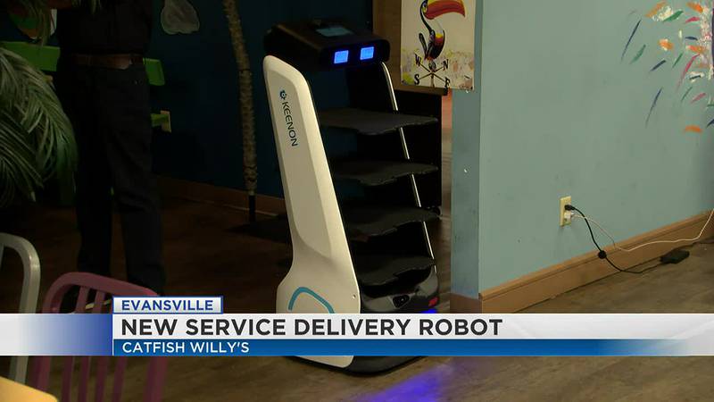 Catfish Willy’s introducing area’s first serving robot