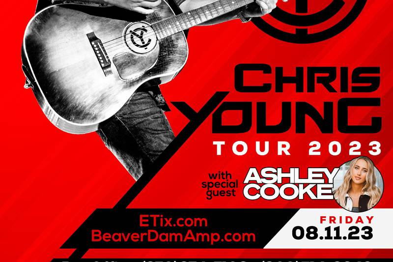 Country artist Chris Young coming to Beaver Dam