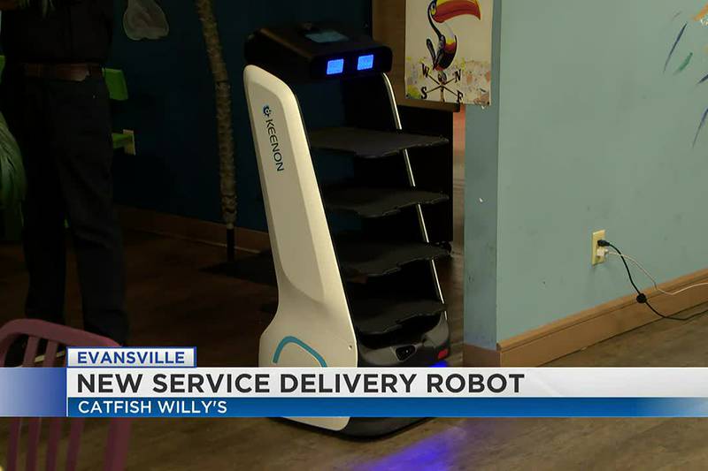 Catfish Willy’s introducing area’s first serving robot