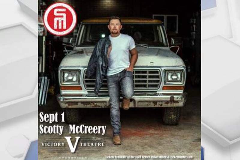 Scotty McCreery playing show in Evansville